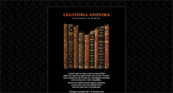 Desktop Screenshot of legatoriaanonima.it